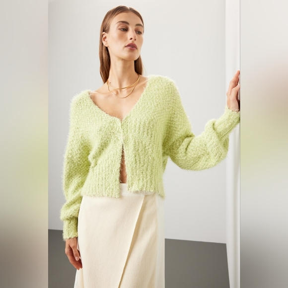 Louna Sweaters - Louna Green Cardigan